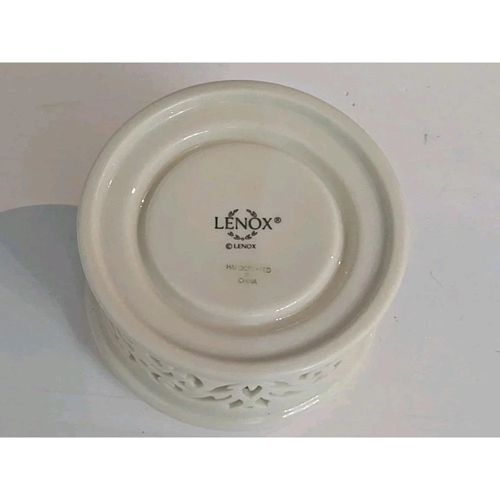 Lenox Tealight Candle Holder 1.75 x 2.75 - Lennox Merry Lights Angel Votive 3.25
